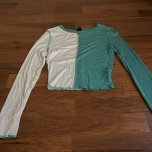 Long Sleeve Duo Color Tee